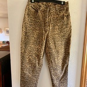 Newport News High-waisted Skinny Leopard Pants
